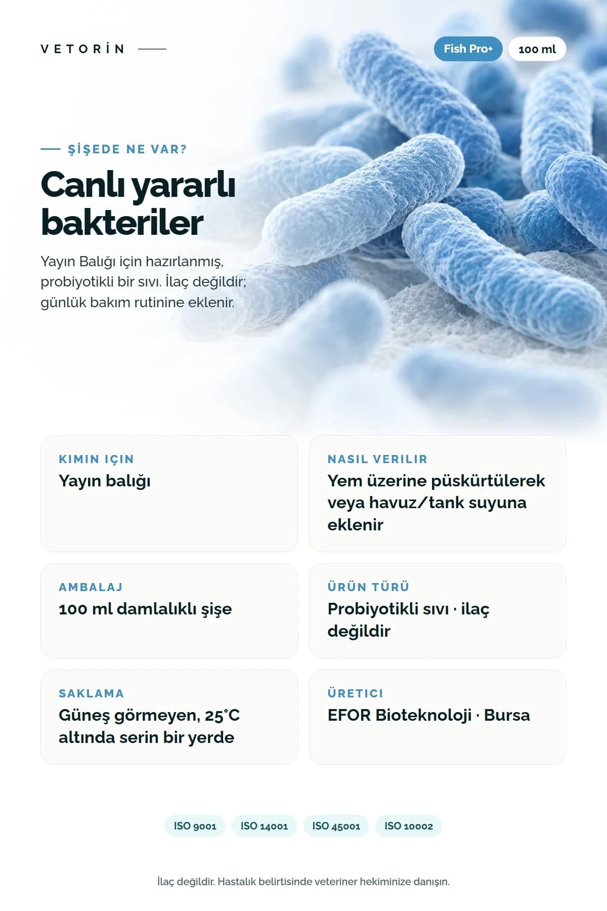 Probiyotikli Yayın Balığı Sindirim ve Metabolizma Düzenleyici 100 ml, 4. görsel