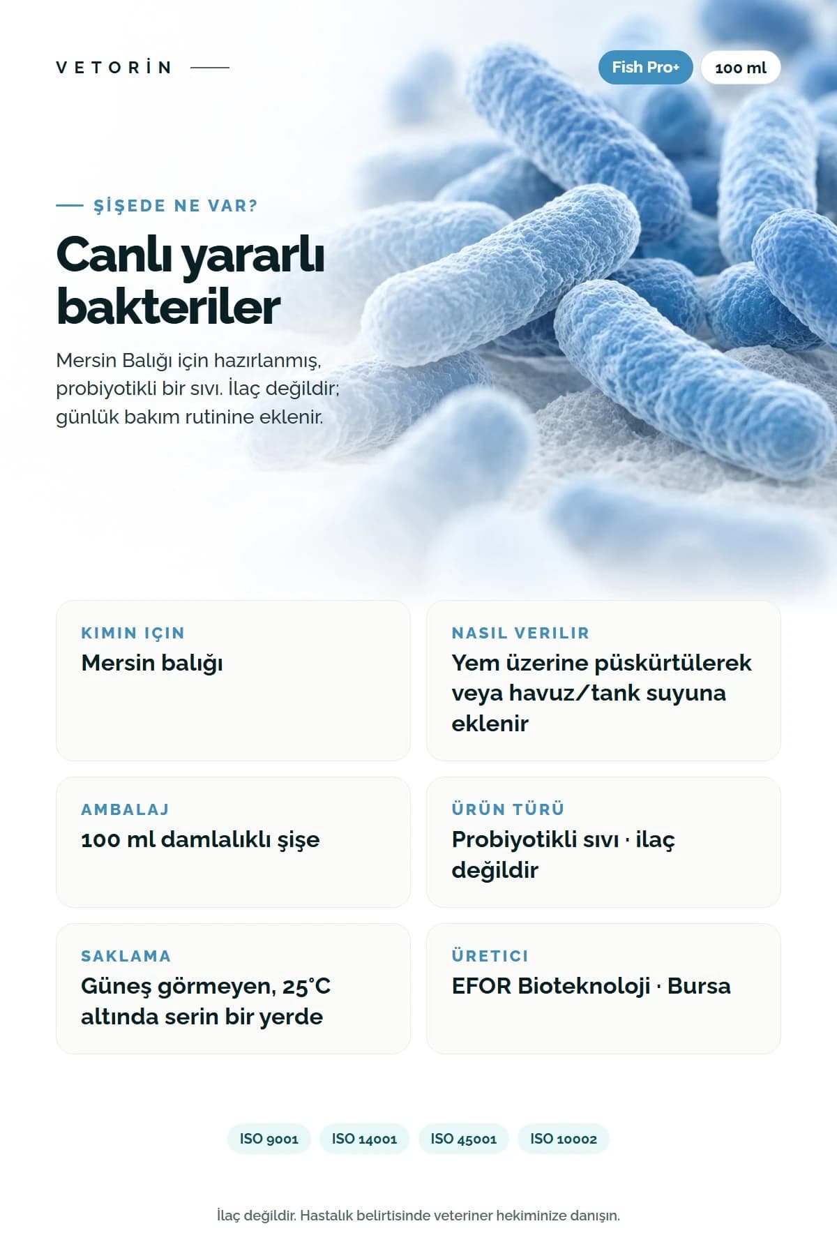 Probiyotikli Mersin Balığı Sindirim ve Metabolizma Düzenleyici 100 ml, 4. görsel