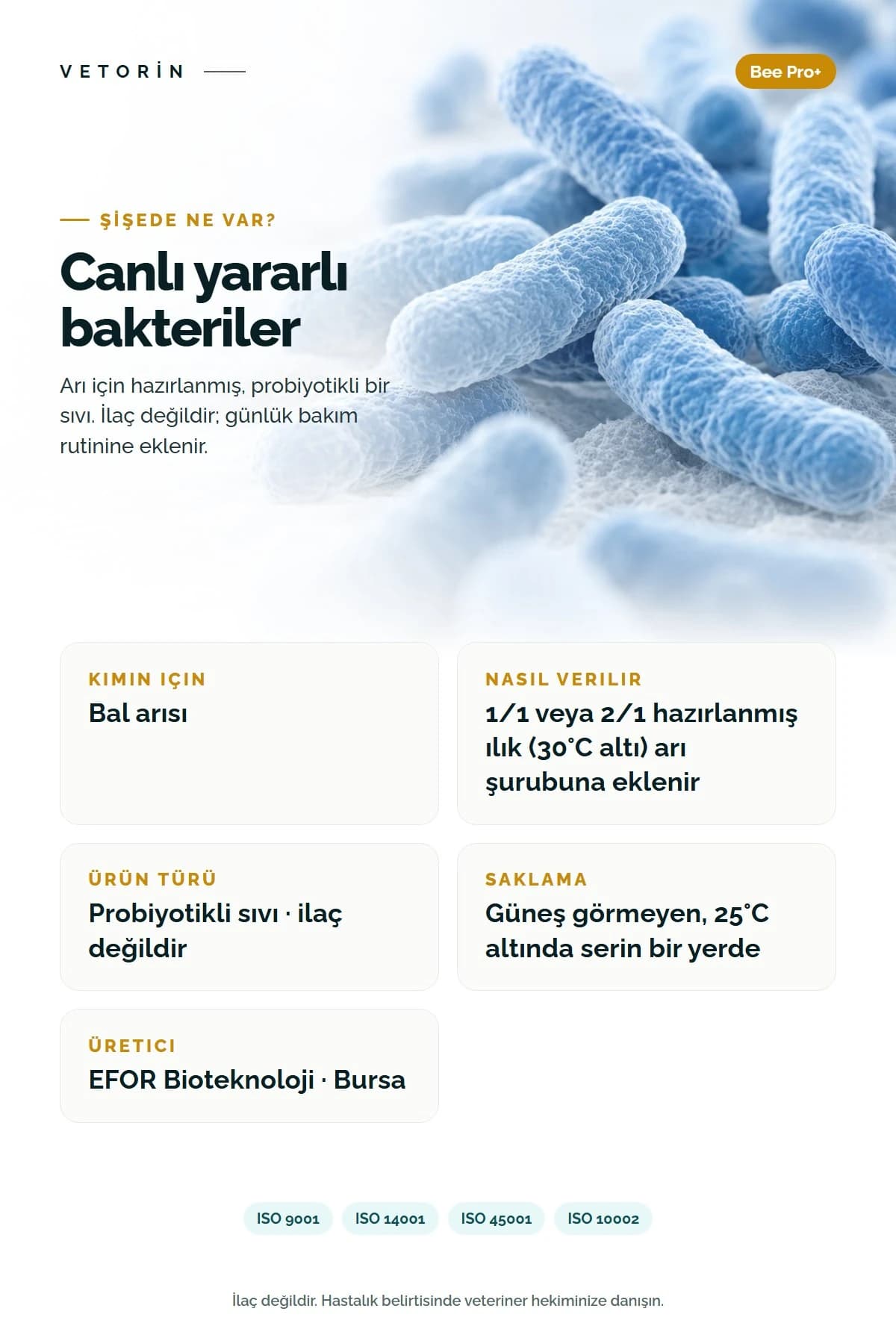 Arı Probiyotik & Sindirim Sistemi Desteği BeePro+, 4. görsel