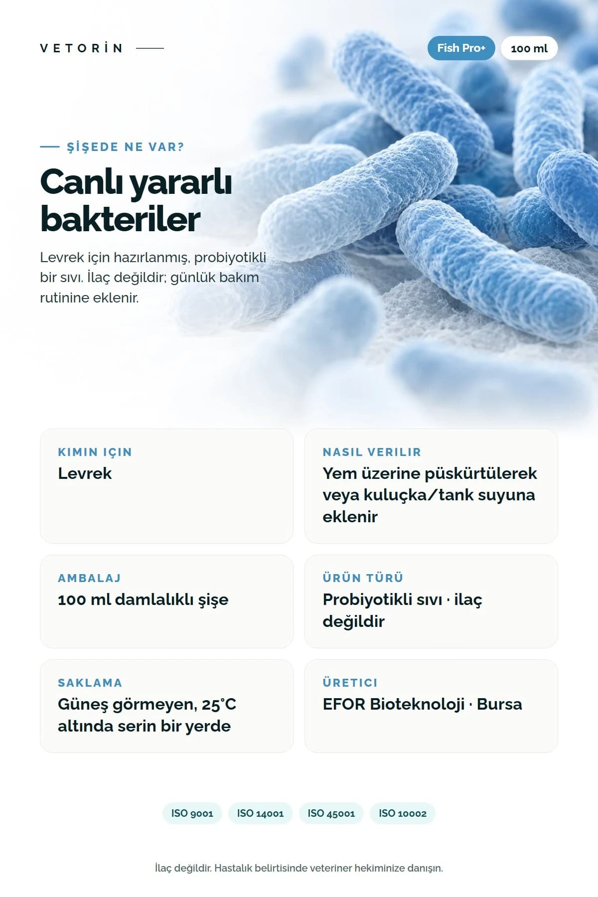 Probiyotikli Levrek Sindirim ve Metabolizma Düzenleyici 100 ml, 4. görsel